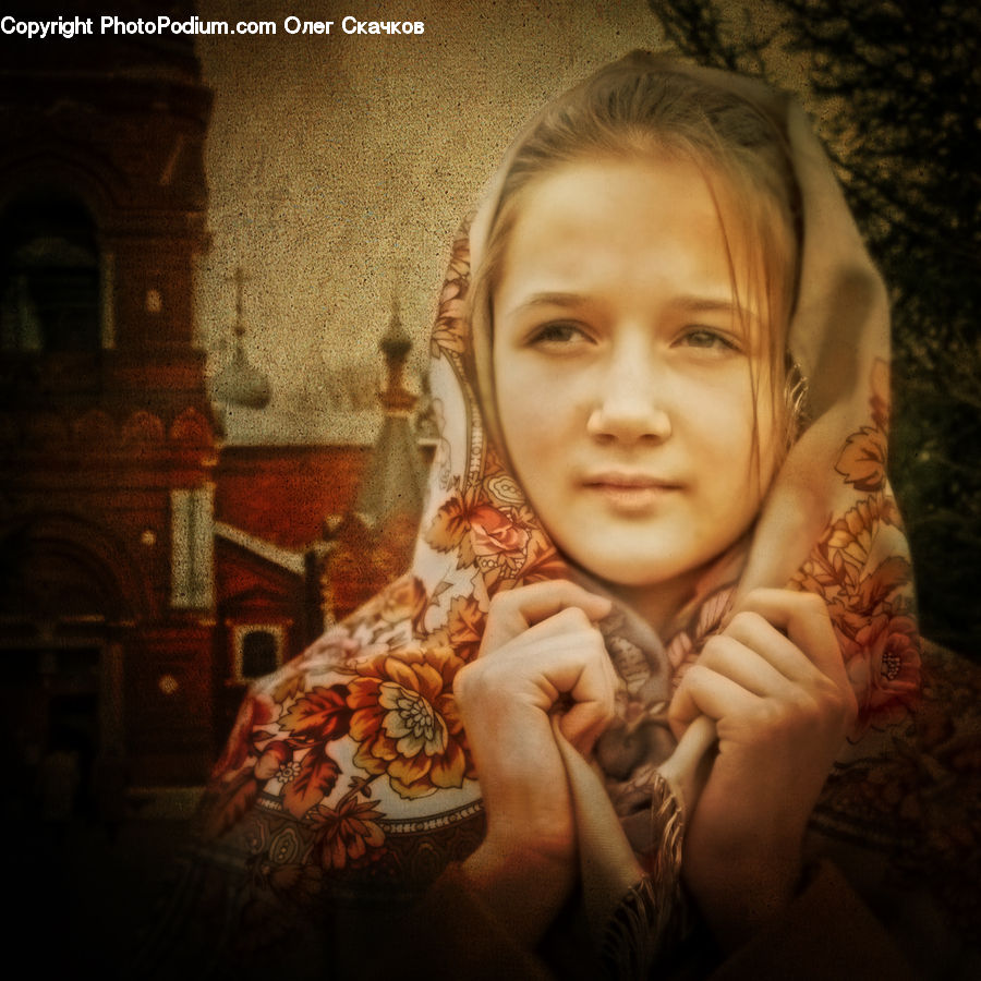 Human, People, Person, Female, Girl, Woman, Brick