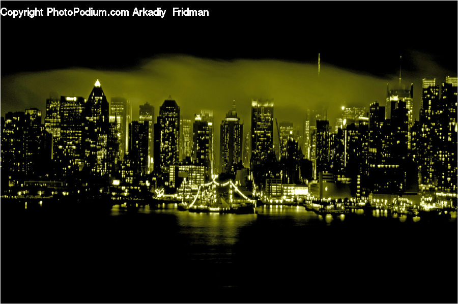 City, Downtown, Metropolis, Urban, Building, High Rise, Landscape