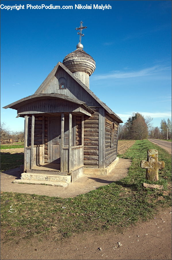 Gazebo, Tree Stump, Cabin, Hut, Rural, Shack, Shelter