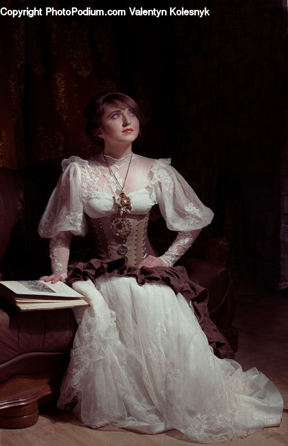 People, Person, Human, Robe, Lace, Evening Dress, Gown