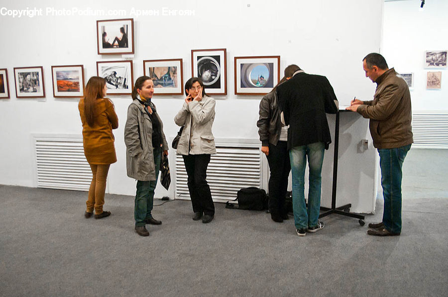 Human, People, Person, Art, Art Gallery, Coat, Apparel