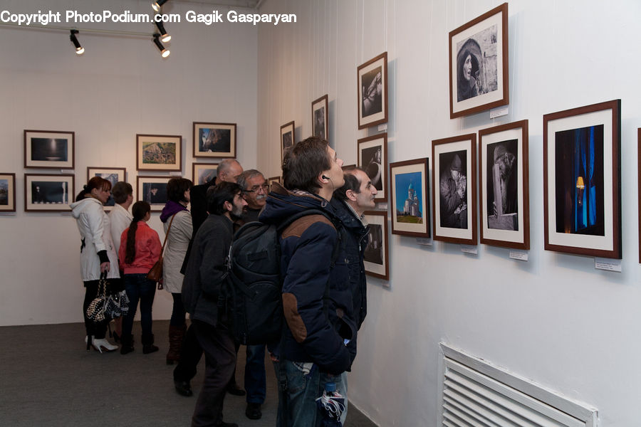 People, Person, Human, Art, Art Gallery, Crowd, Apparel