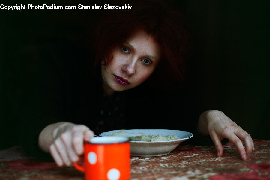 Cup, People, Person, Human, Ketchup, Seasoning, Eating