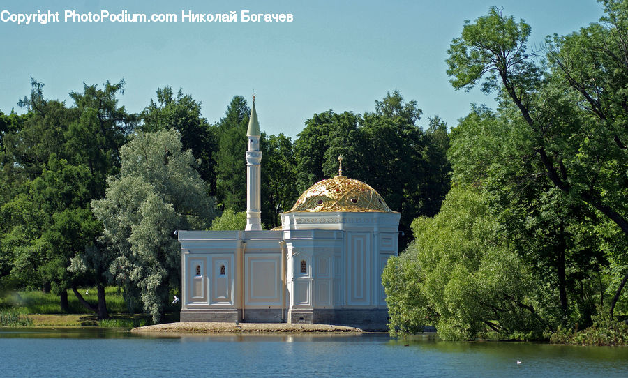 Architecture, Dome, Bell Tower, Clock Tower, Tower, Gazebo, Shrine
