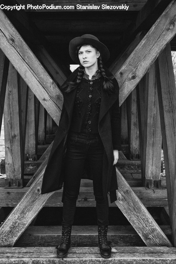 Human, People, Person, Female, Portrait, Banister