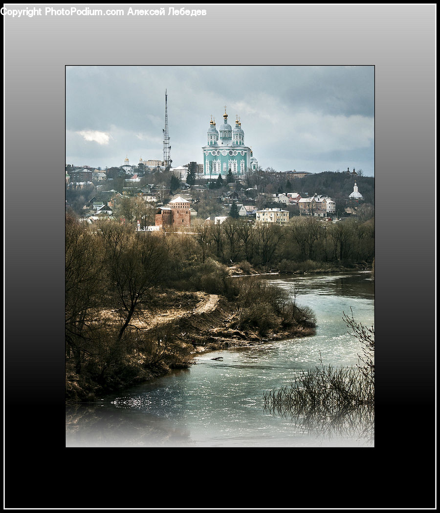 Architecture, Castle, Fort, Factory, Refinery, Collage, Poster