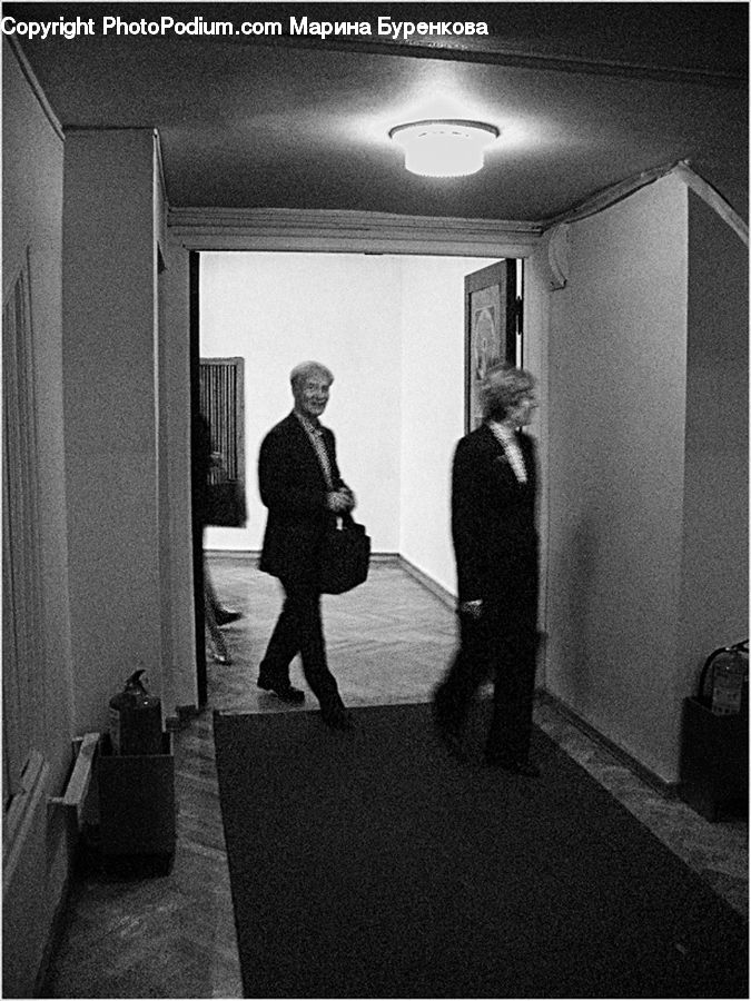 Human, People, Person, Corridor, Asphalt, Tarmac, Silhouette