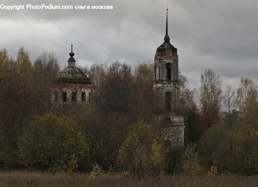 Architecture, Bell Tower, Clock Tower, Tower, Mansion, Cathedral, Church