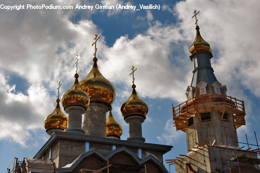 Architecture, Bell Tower, Clock Tower, Tower, Dome, Housing, Monastery