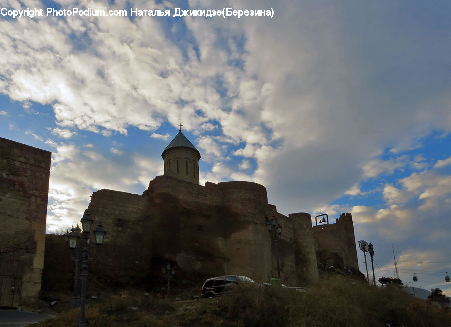Architecture, Castle, Fort, Ruins, Bunker, Building