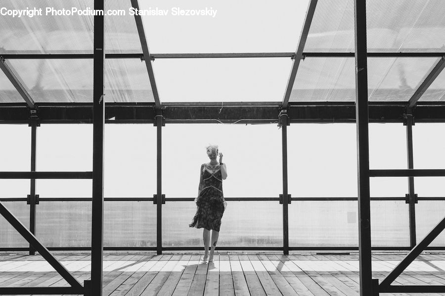 Airport Terminal, Terminal, Female, Person, Clothing, Dress, City