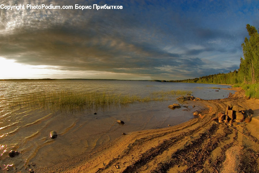 Beach, Coast, Outdoors, Sea, Water, Dirt Road, Gravel