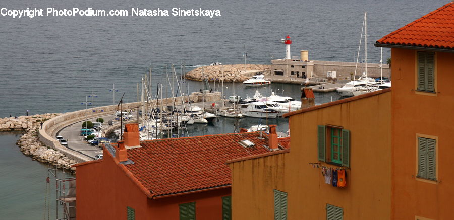 Roof, Ferry, Freighter, Ship, Tanker, Vessel, Dock