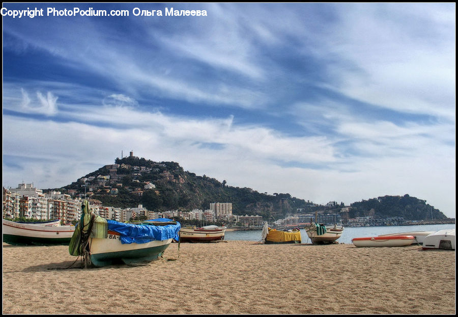 Boat, Watercraft, Dinghy, Beach, Coast, Outdoors, Sea
