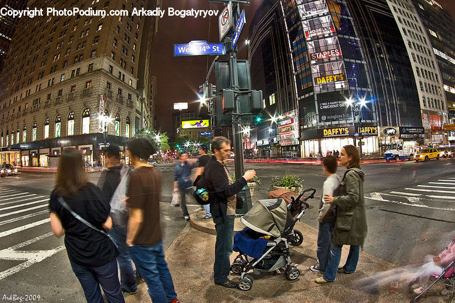 Human, People, Person, Stroller, Bicycle, Bike, Vehicle