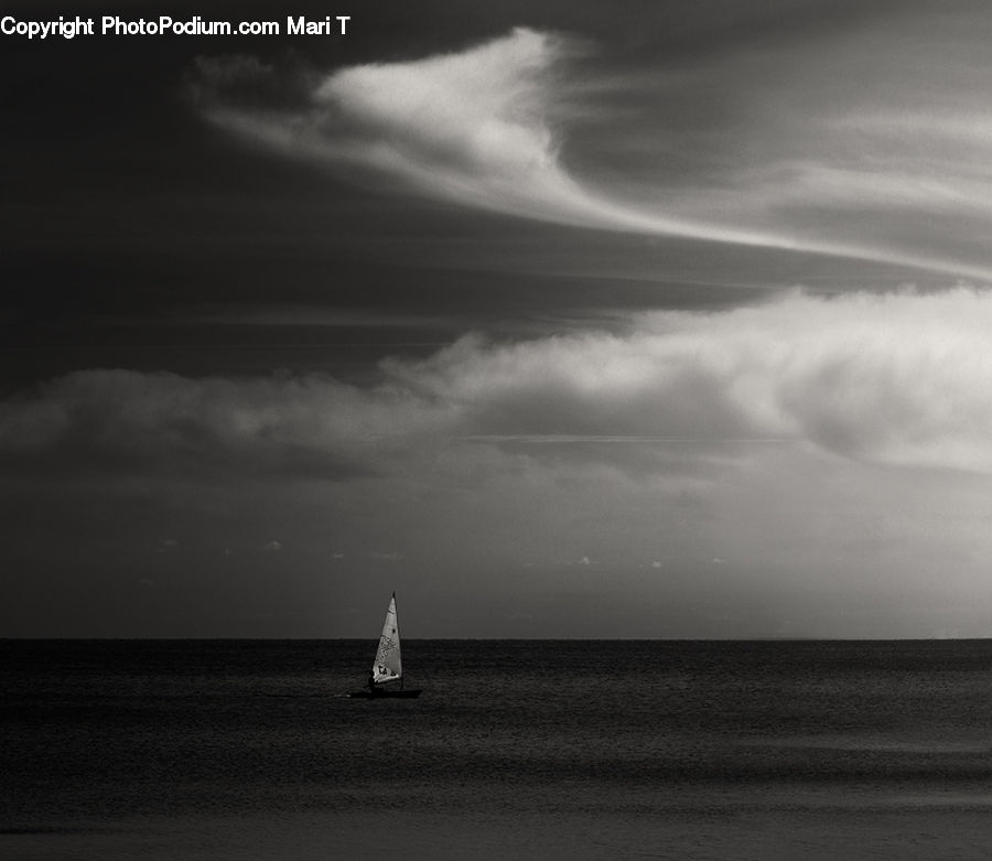 Cloud, Cumulus, Sky, Outdoors, Storm, Weather, Sea