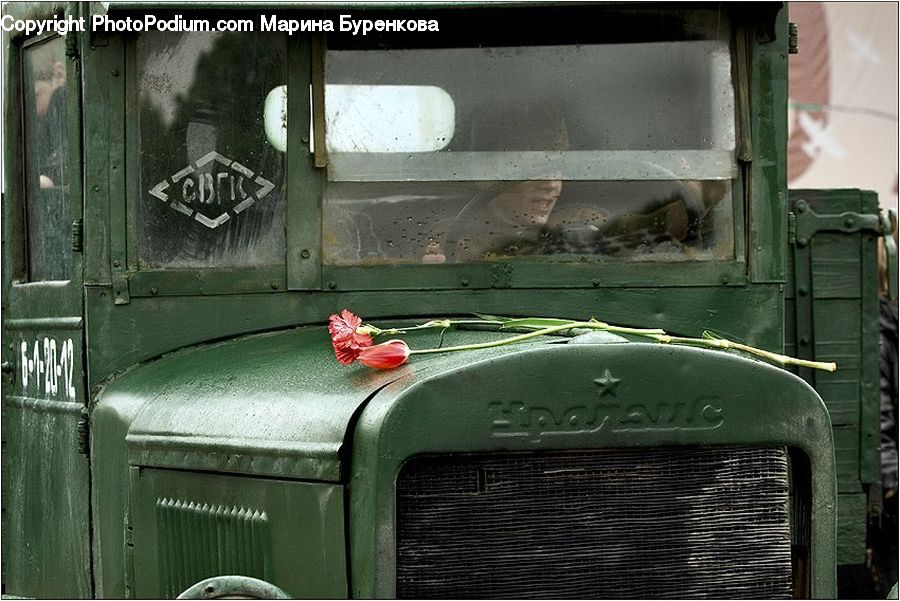 Bus, Vehicle, Bench, Generator, Machine, Transportation, Furniture