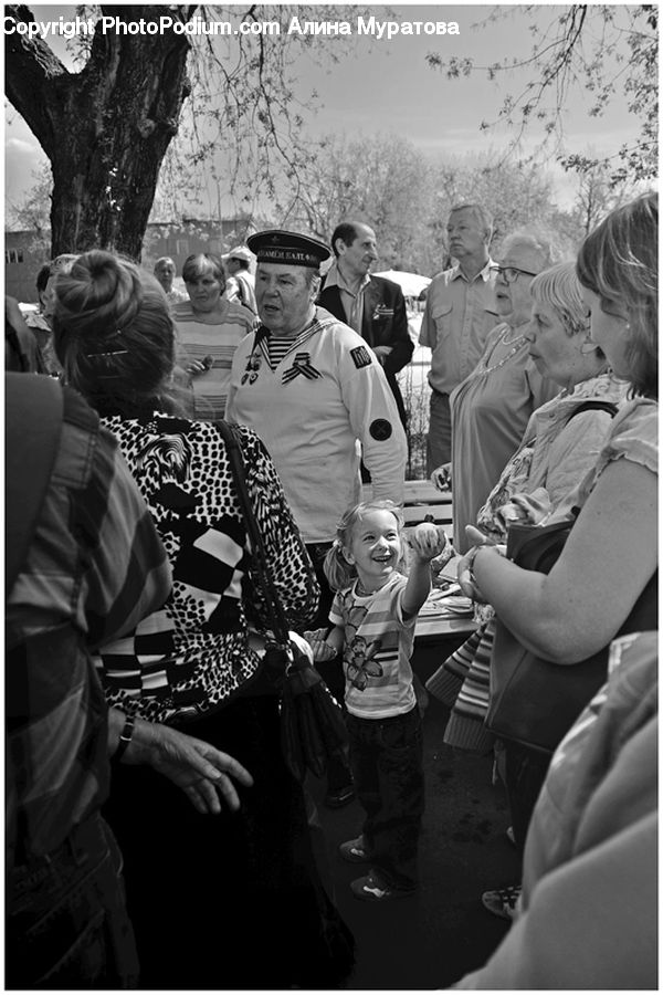 People, Person, Human, Sailor Suit, Crowd, Clothing, Overcoat