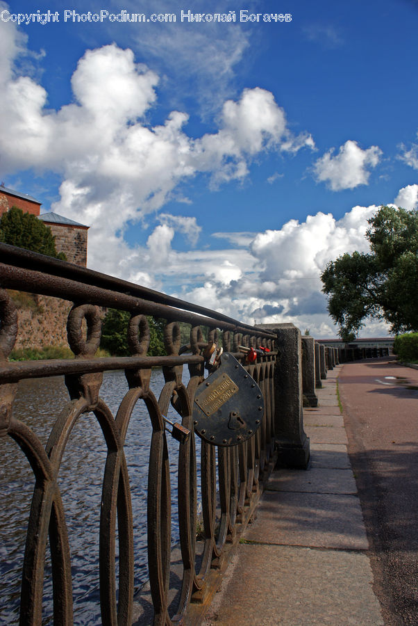 Boardwalk, Path, Pavement, Sidewalk, Walkway, Deck, Banister
