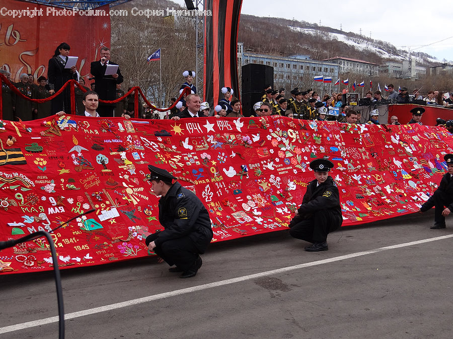 Carnival, Crowd, Festival, Parade, Team, Troop, People