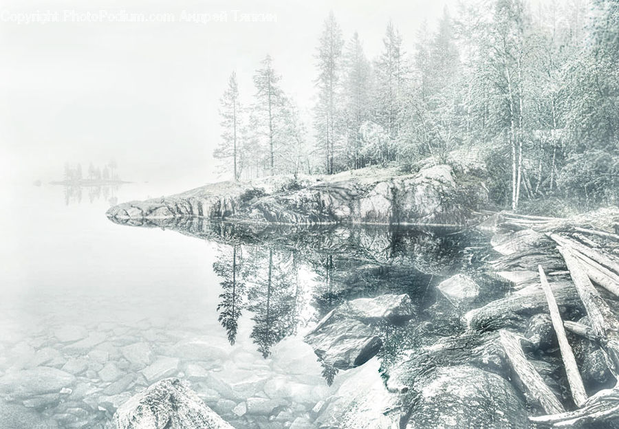 Blizzard, Outdoors, Snow, Weather, Winter, Ice, Drawing