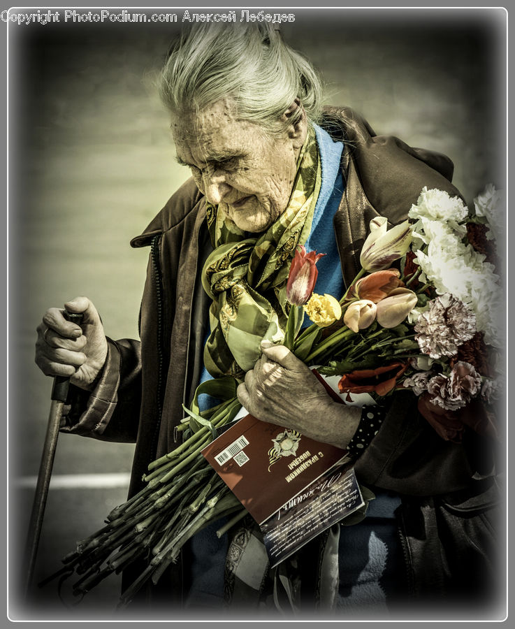 People, Person, Human, Flower, Flower Arrangement, Flower Bouquet, Floral Design