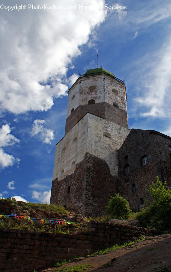 Architecture, Castle, Fort, Bell Tower, Clock Tower, Tower, Ruins