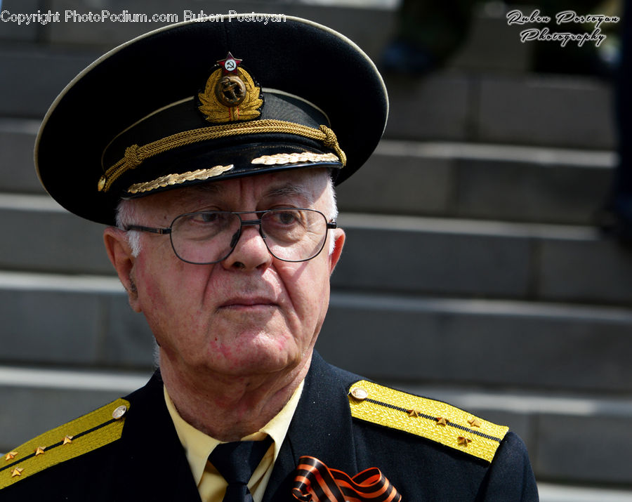 People, Person, Human, Fireman, Captain, Officer, Portrait