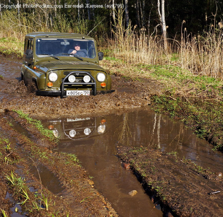 Car, Offroad, Dirt Road, Gravel, Road, Jeep, Vehicle