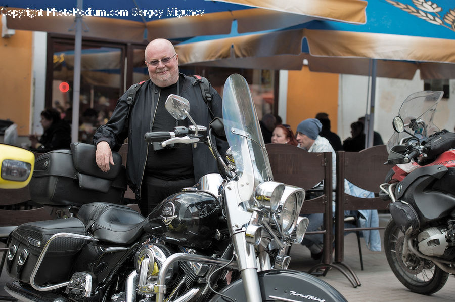 People, Person, Human, Motor, Motorcycle, Vehicle, Scooter