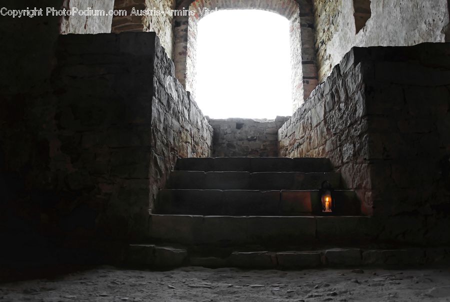 Fireplace, Hearth, Crypt, Fence, Wall, Arch, Dungeon