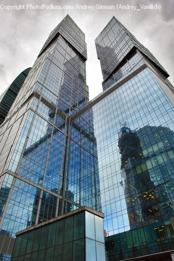 Architecture, City, Downtown, High Rise, Skyscraper, Building, Housing
