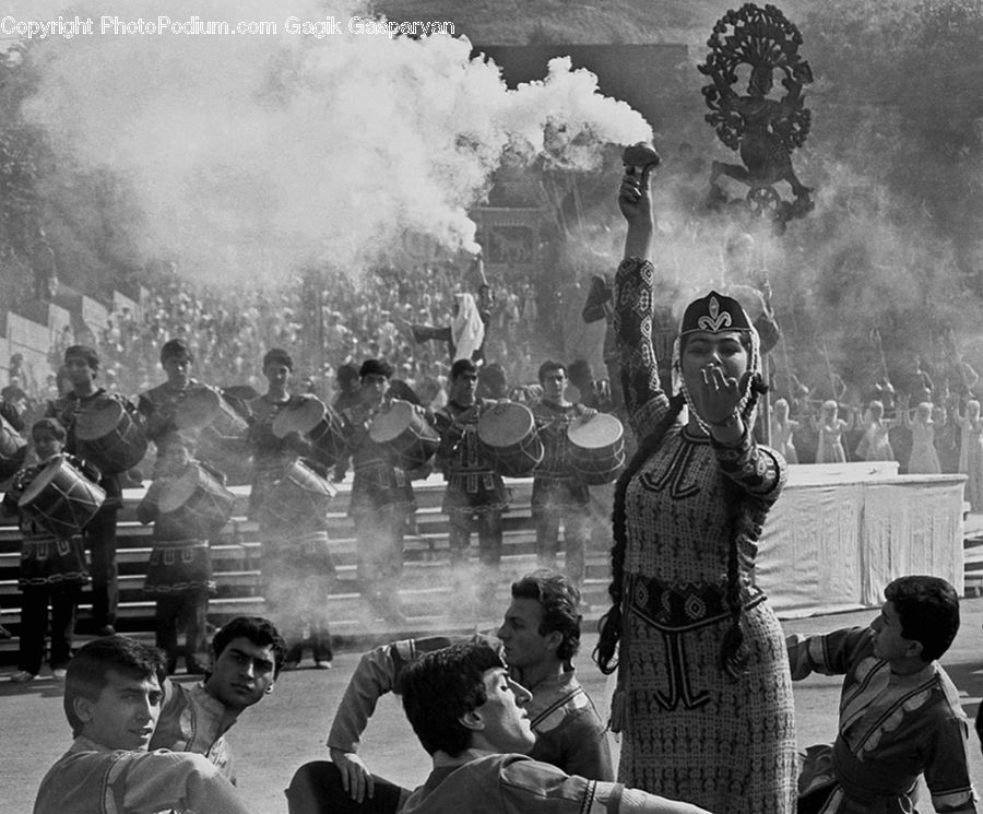 Human, People, Person, Smoke, Hug, Kiss, Crowd