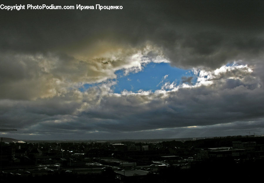 Azure Sky, Cloud, Outdoors, Sky, Cumulus