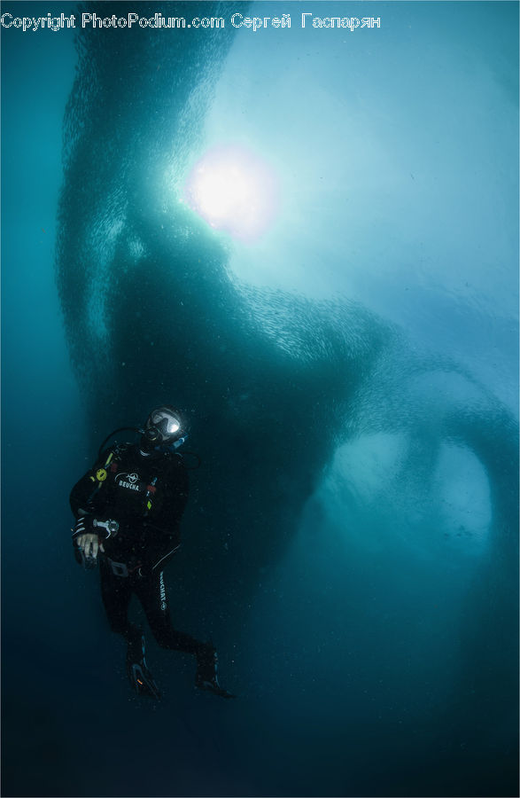 Diver, Diving, Person, Water, Sport, Adventure, Outdoors