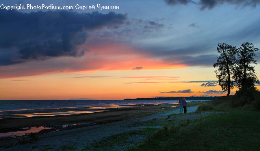 Dawn, Dusk, Red Sky, Sky, Sunrise, Sunset, Outdoors