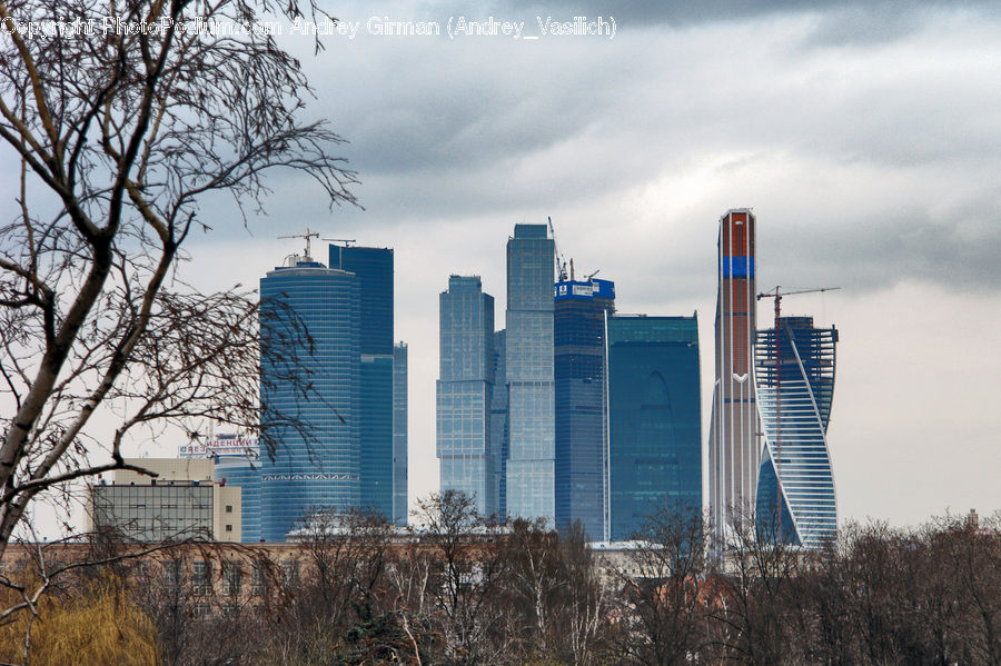 Power Plant, Building, Housing, City, Downtown, Metropolis, Urban