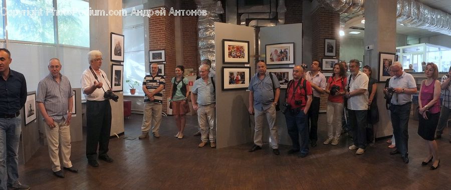 People, Person, Human, Speech, Art, Art Gallery, Apparel