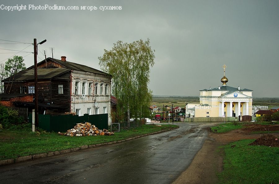 Building, Cottage, Housing, Villa, Downtown, Town, Architecture
