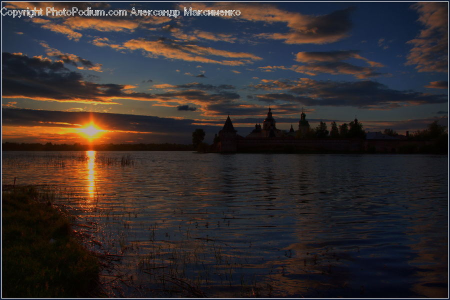 Dawn, Dusk, Red Sky, Sky, Sunrise, Sunset, Outdoors