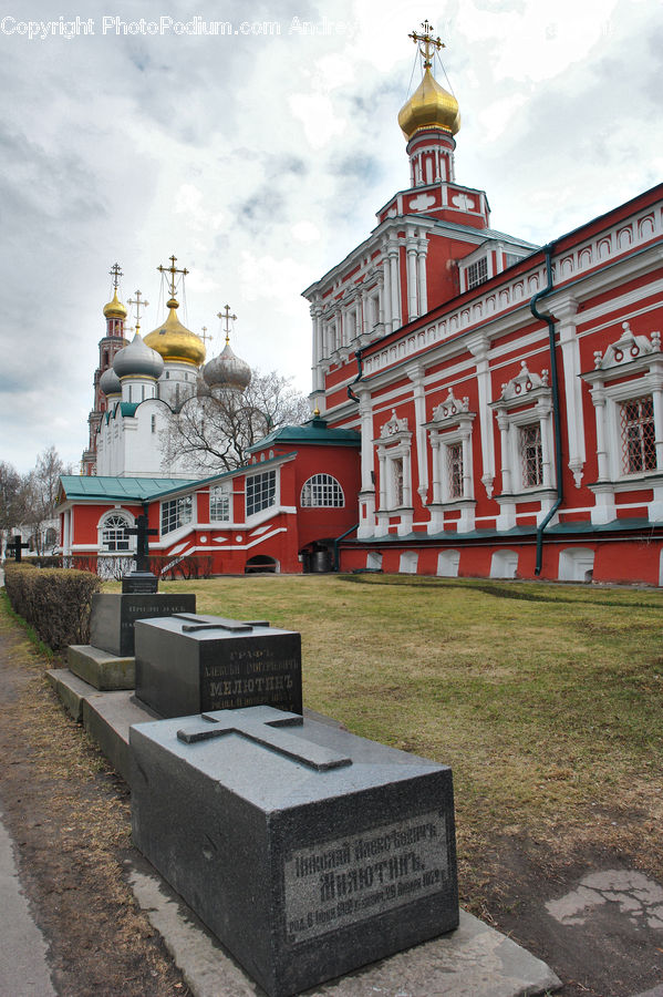 Downtown, Neighborhood, Town, Architecture, Cathedral, Church, Worship