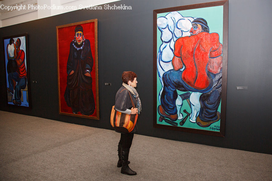 Human, People, Person, Art, Modern Art, Painting, Art Gallery