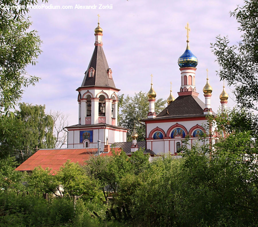 Architecture, Bell Tower, Clock Tower, Tower, Plant, Church, Worship