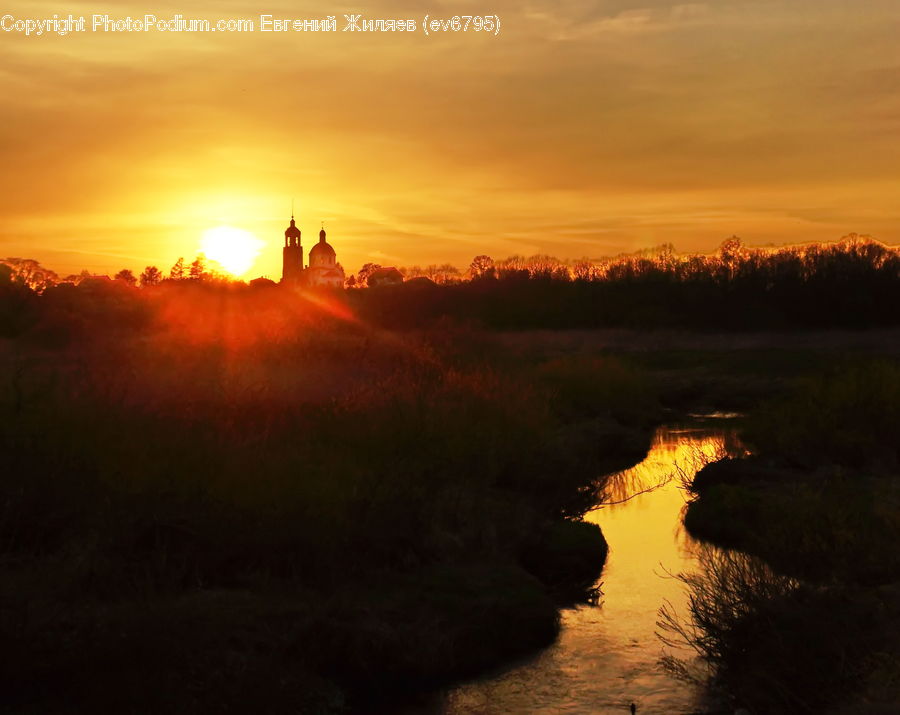 Dawn, Dusk, Sky, Sunrise, Sunset, Outdoors, Sun