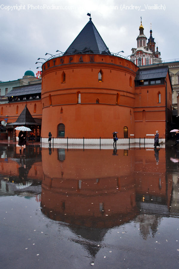 Ferry, Freighter, Ship, Tanker, Vessel, Umbrella, Architecture