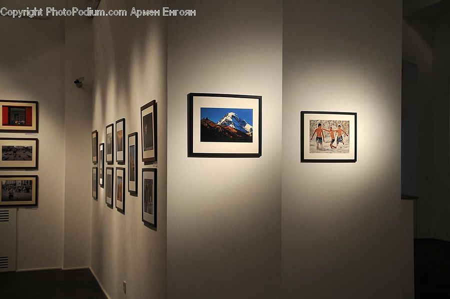 Art, Art Gallery, Modern Art, Monitor, Screen, Dining Room, Indoors