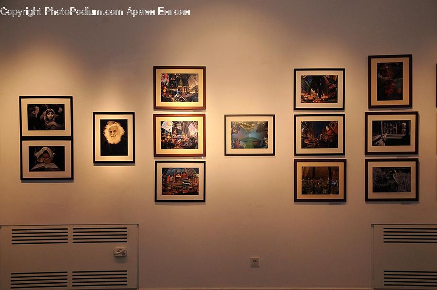 Art, Art Gallery, Painting, Modern Art, Fireplace, Hearth, Emblem