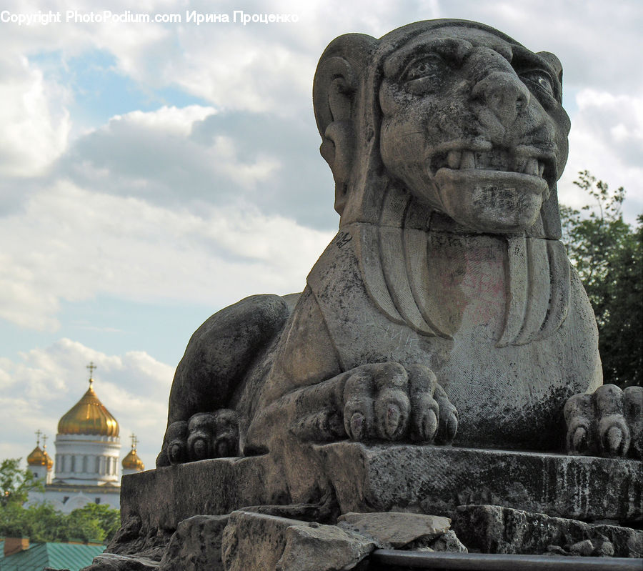 Art, Gargoyle, Statue, Monument, Sculpture, Ancient Egypt, Building