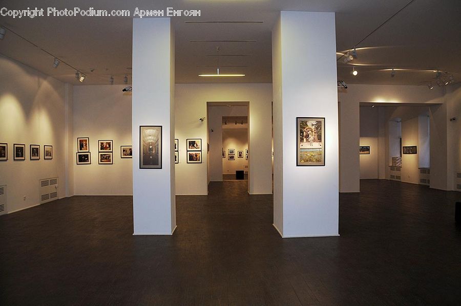 Art, Art Gallery, Floor, Flooring, Lighting, Fence, Wall