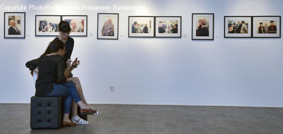 People, Person, Human, Art, Art Gallery, Painting, White Board